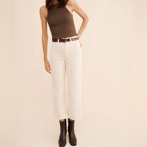 Levi’s Corduroy Ribcage Straight Leg Ankle Jeans